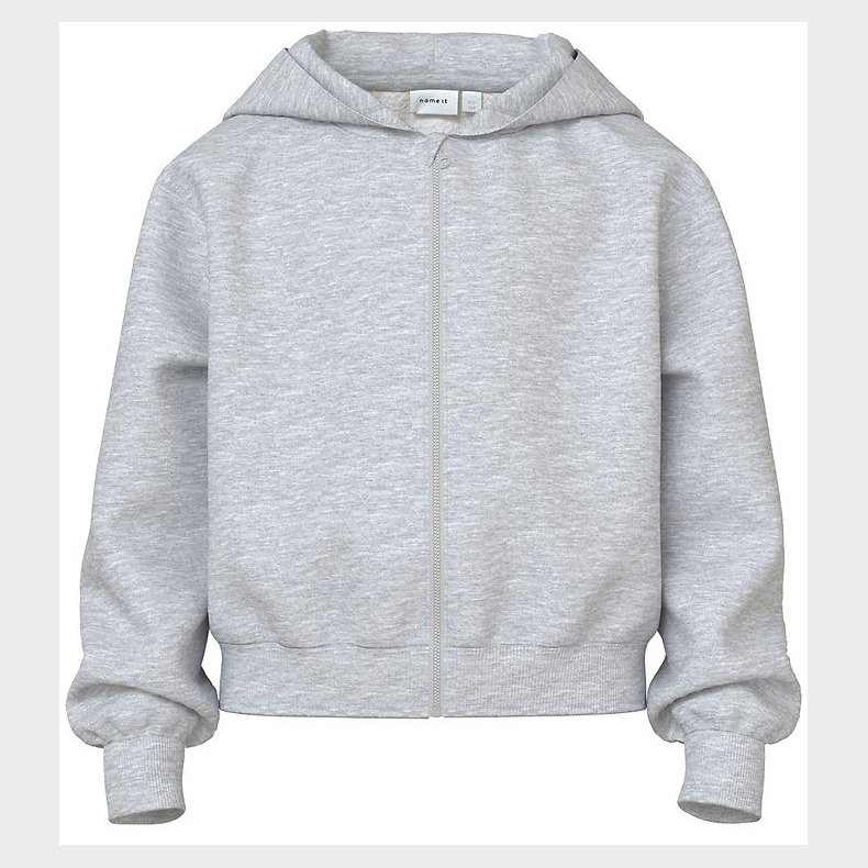 Name It Cardigan m. Htte - Noos - NkfMillie - Light Grey Melang