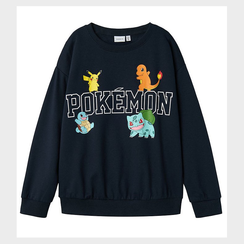 Name It Sweatshirt - Noos - NkmDay Pokemon - Dark Sapphire m. Pr