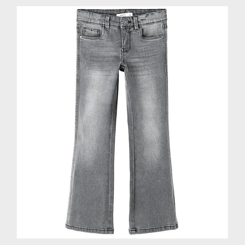 Name It Jeans - Noos - NkfPolly - SKinny Boot - Lysegr