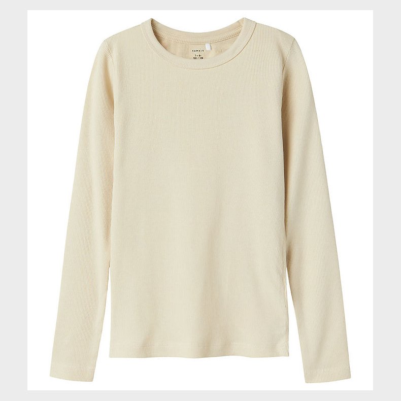Name It Bluse - Noos - Rib - NkfNakal - Summer Sand