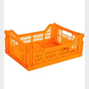 Aykasa Foldekasse - 40x30x15 cm - Midi - Neon Orange