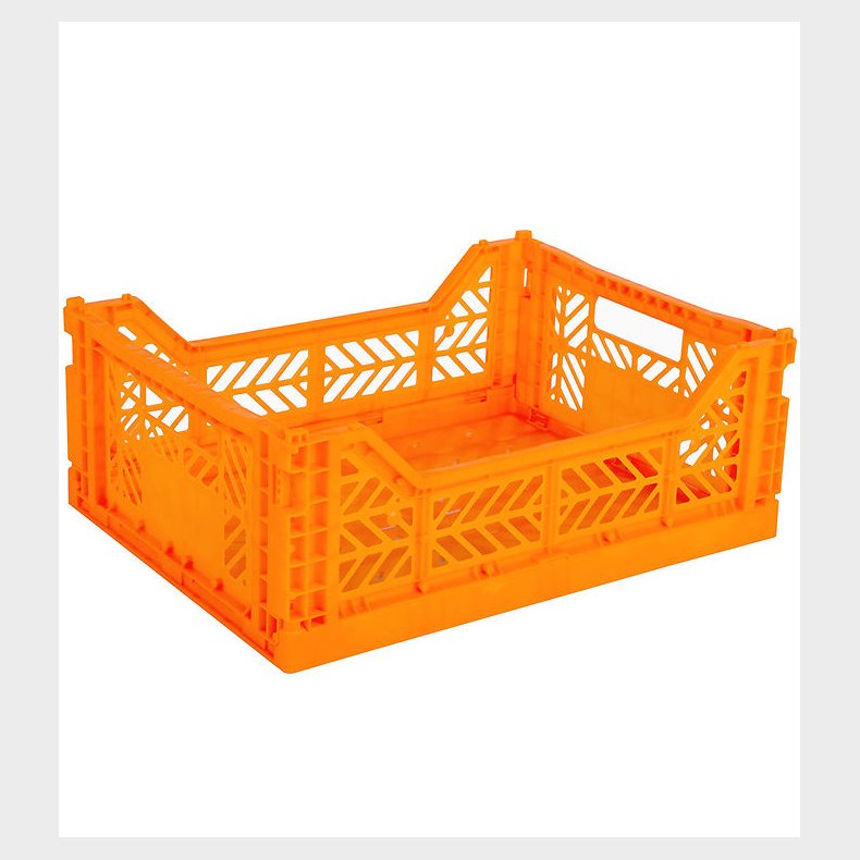 Aykasa Foldekasse - 40x30x15 cm - Midi - Neon Orange