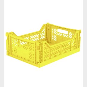 Aykasa Foldekasse - 40x30x15 cm - Midi - Neon Yellow