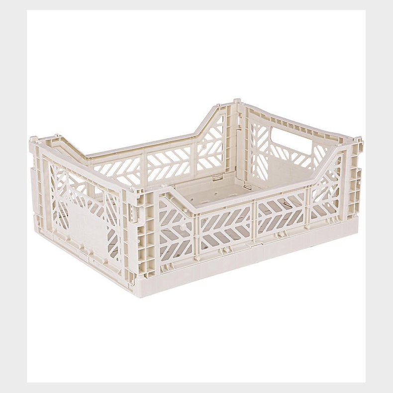Aykasa Foldekasse - 40x30x15 cm - Midi - Coconut Milk