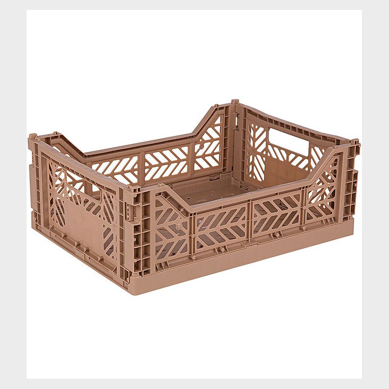 Aykasa Foldekasse - 40x30x15 cm - Midi - Warm Taupe