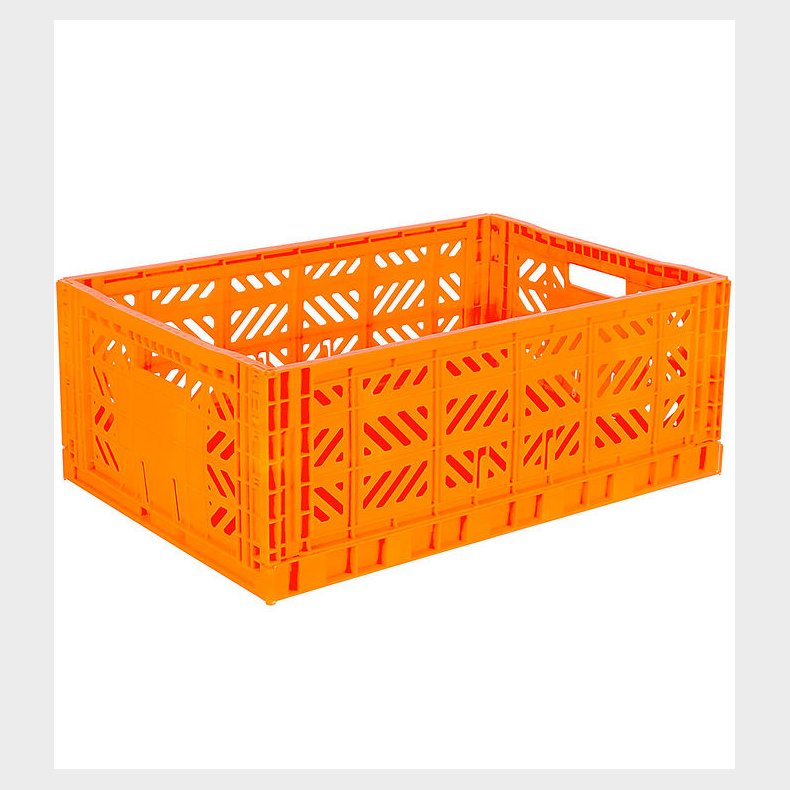 Aykasa Foldekasse - 60x40x22 cm - Maxi - Neon Orange
