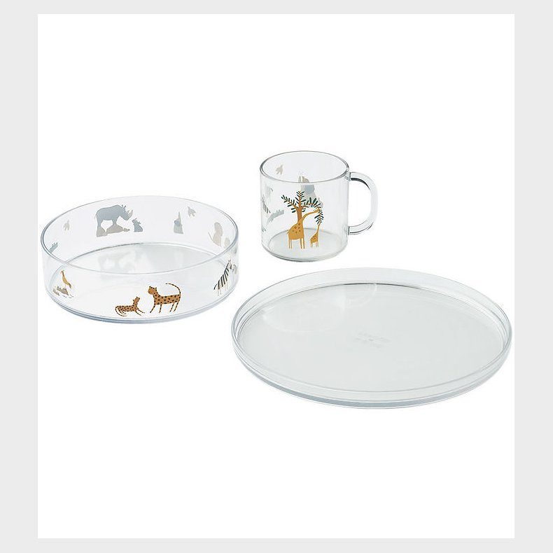 Liewood Spisest - 3 Dele - Siva - All Together/Sandy