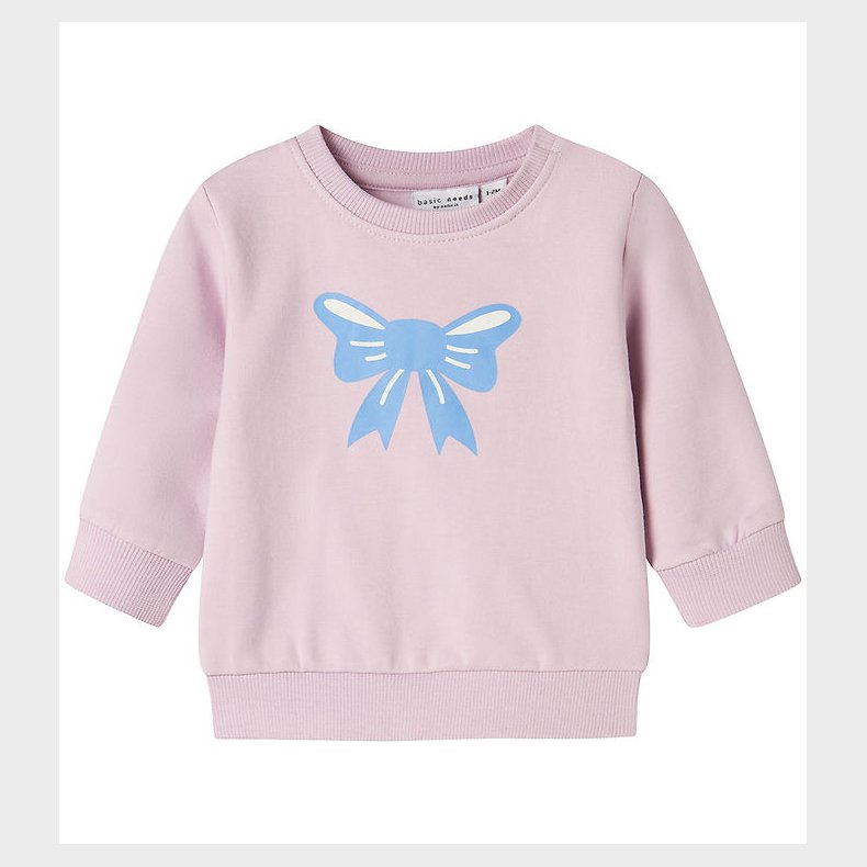 Name It Sweatshirt - NmfVrillie - Winsome Orchid/Bow