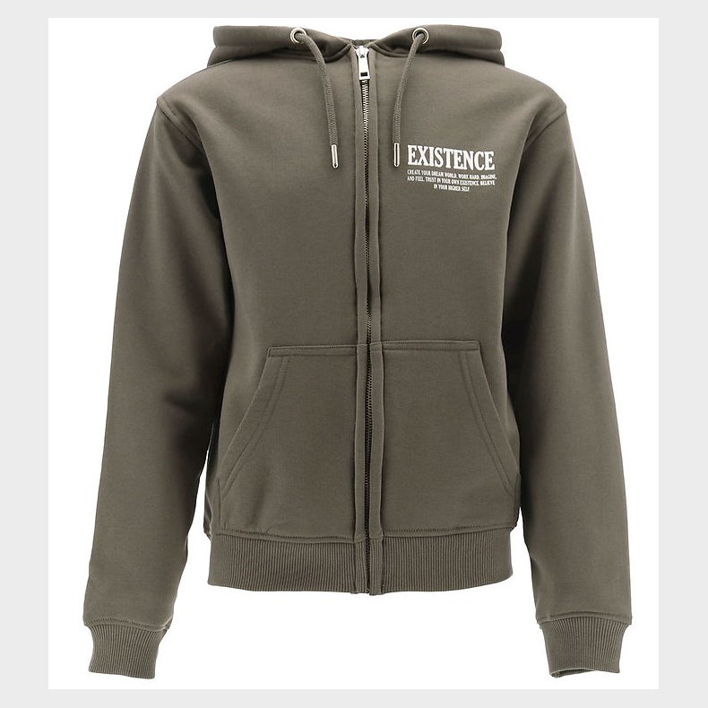 Hound Cardigan - Army m. Jordklode