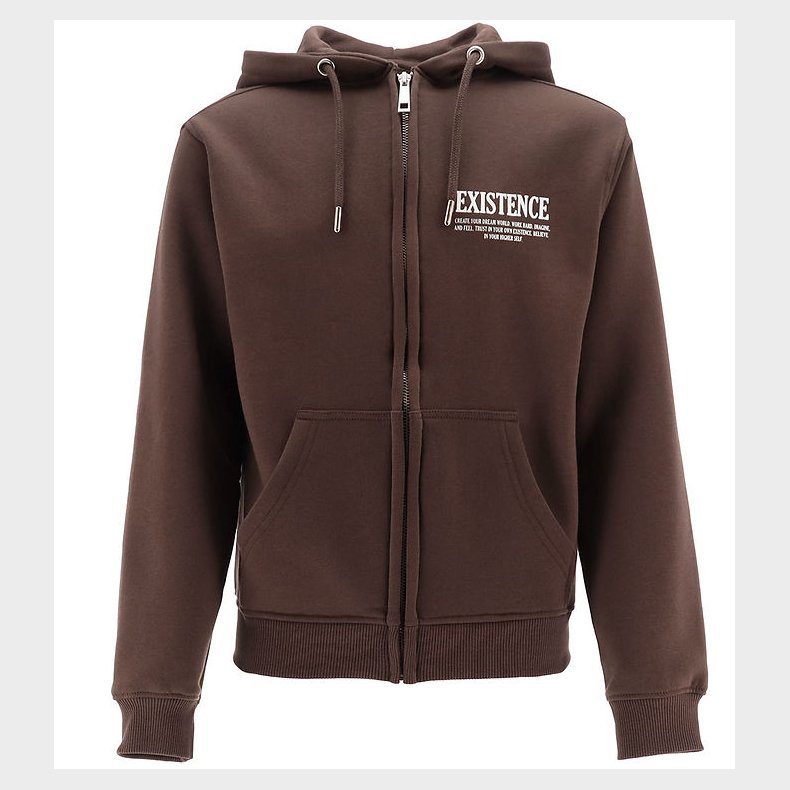 Hound Cardigan - Dark Brown m. Jordklode