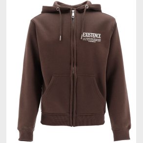 Hound Cardigan - Dark Brown m. Jordklode