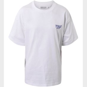 Hound T-shirt - Oversized - Hvid m. Print