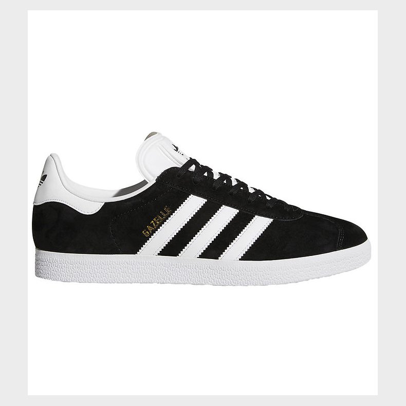 adidas Originals Sko - Gazelle - Cblack/White/Goldmt