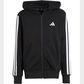 adidas Performance Cardigan - J 3S FL FZ HD - Black/White