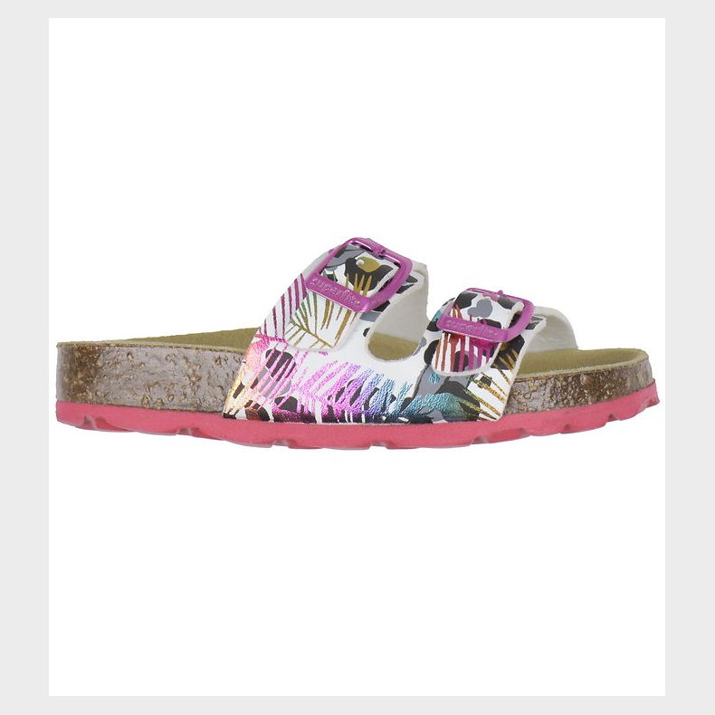 Superfit Sandaler - Fussbettpantoffel - Hvid/Lilla