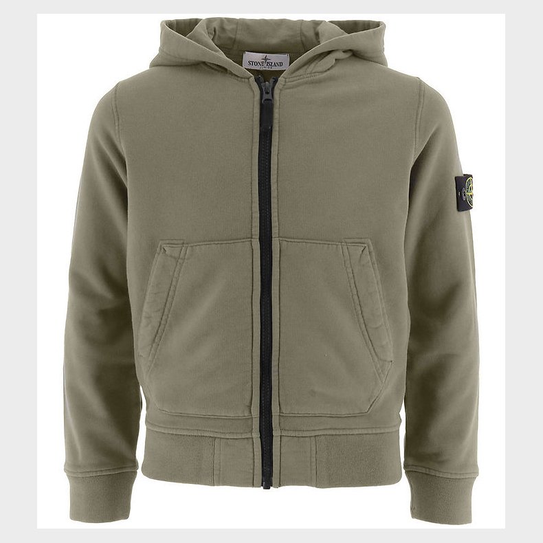 Stone Island Cardigan - Mud m. Logo