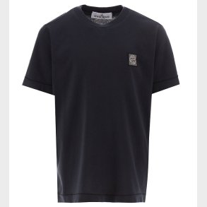 Stone Island T-shirt - Navy Blue m. Logo