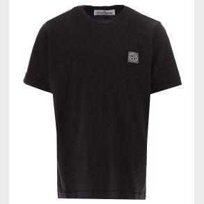 Stone Island T-shirt - Sort m. Logo