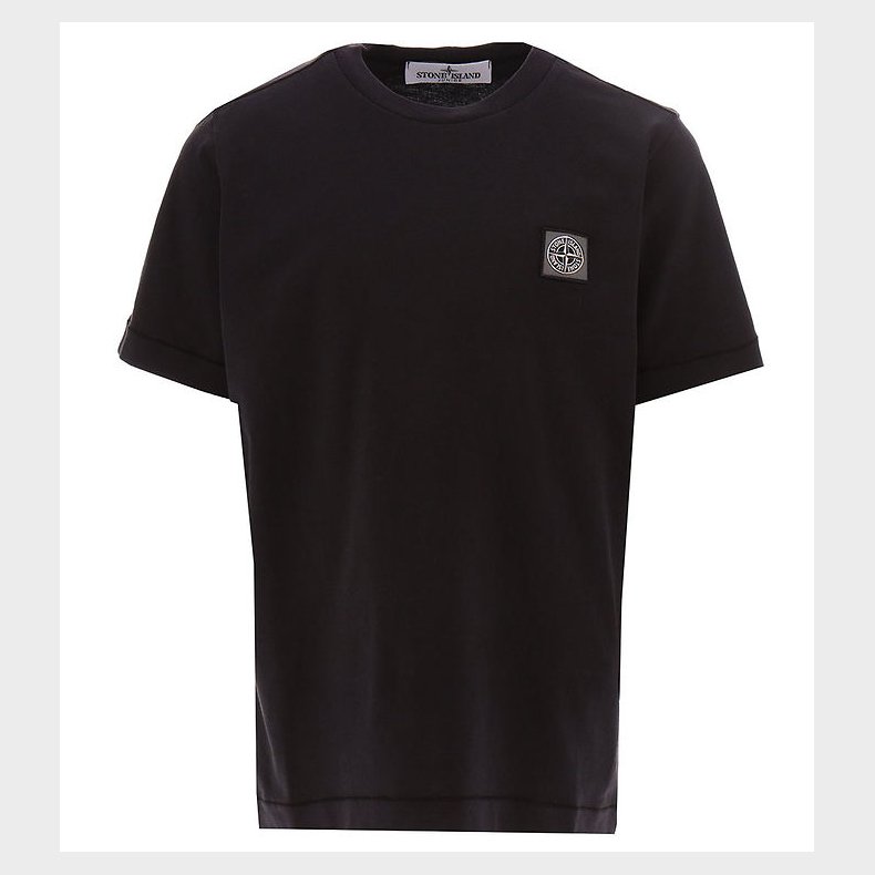 Stone Island T-shirt - Sort m. Logo