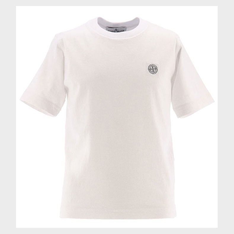 Stone Island T-shirt - Hvid m. Logo