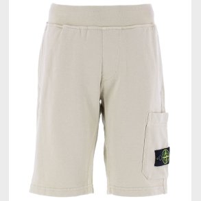 Stone Island Sweatshorts - Sand m. Logo