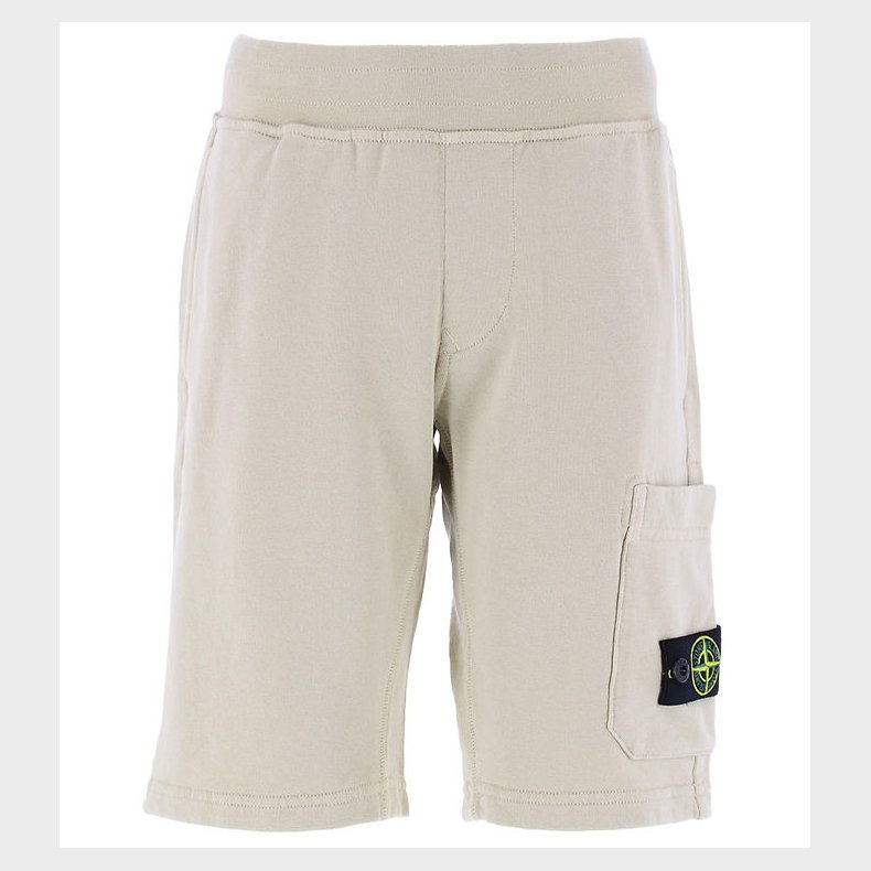 Stone Island Sweatshorts - Sand m. Logo
