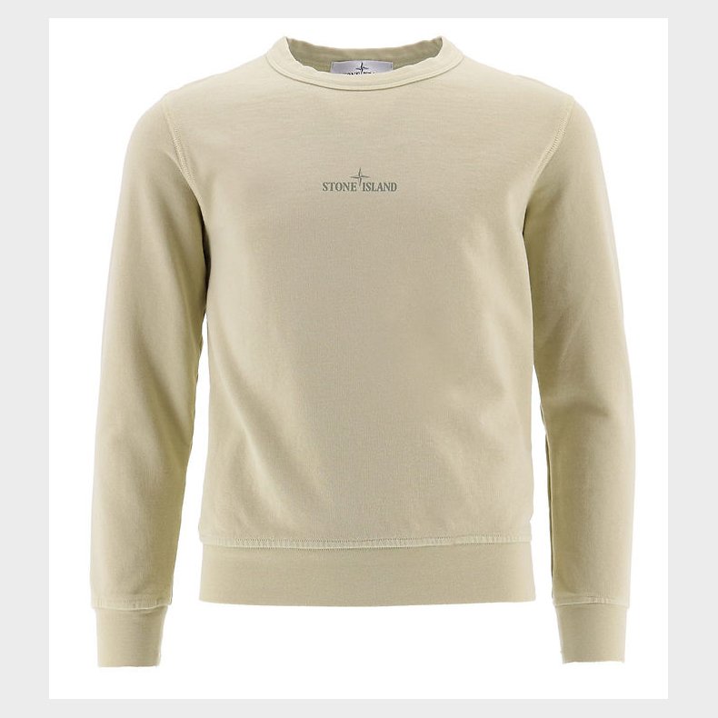 Stone Island Sweatshirt - Sand m. Logo