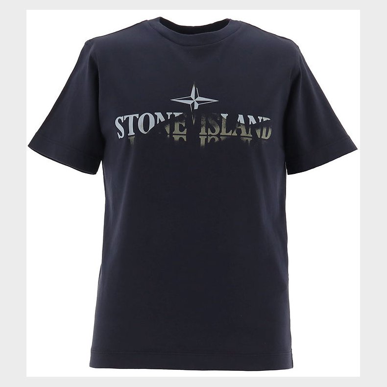 Stone Island T-shirt - Navy Blue m. Print