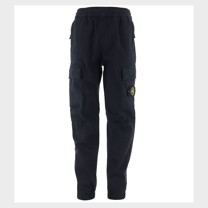 Stone Island Bukser - Navy Blue m. Logo