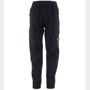 Stone Island Bukser - Navy Blue m. Logo