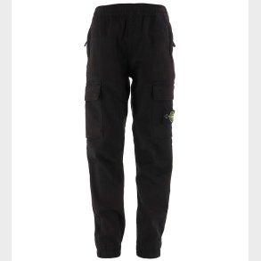 Stone Island Bukser - Sort m. Logo