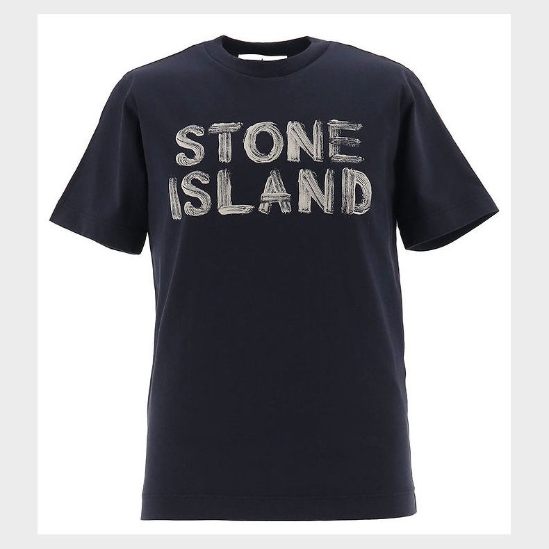 Stone Island T-shirt - Navy Blue m. Print