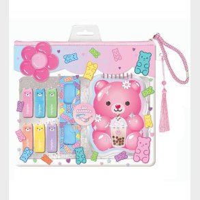 Hot Focus Notesbog m. Highlightere/3D Brille I Taske