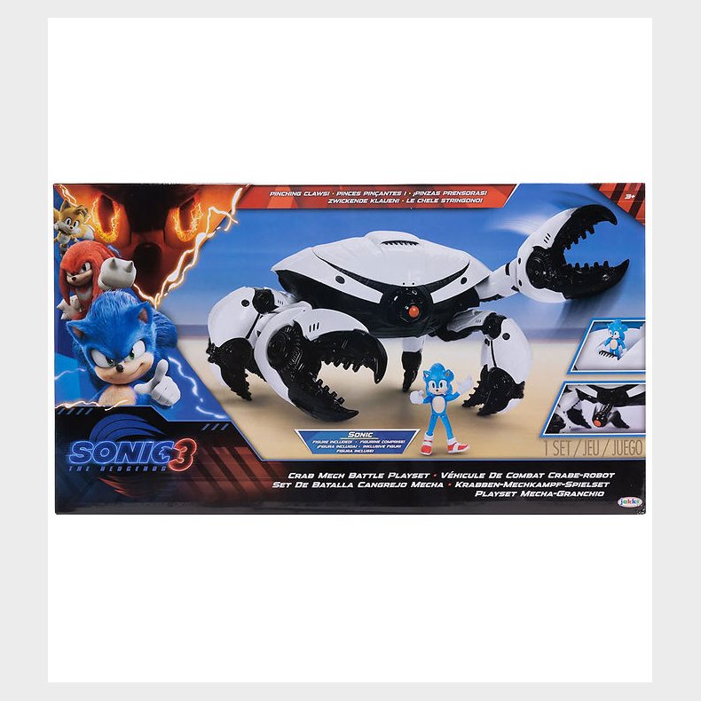 Sonic Leges�t m. Figur - Crab Mech Battle Playset