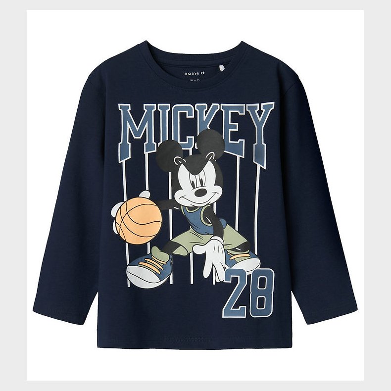 Name It Bluse - NmmDallin - Micky Mouse - Navy Blazer