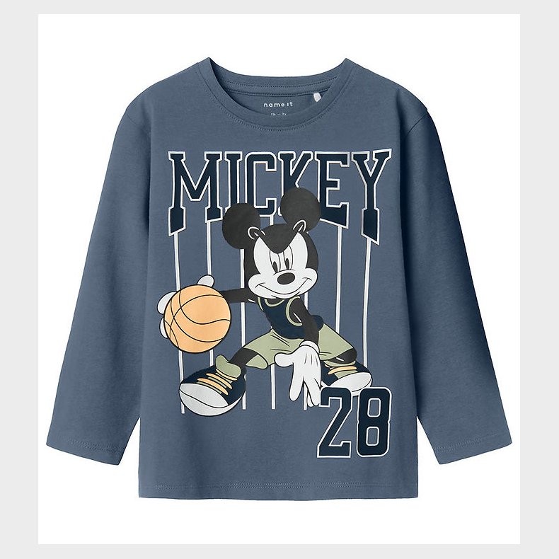Name It Bluse - NmmDallin - Mickey Mouse - China Blue