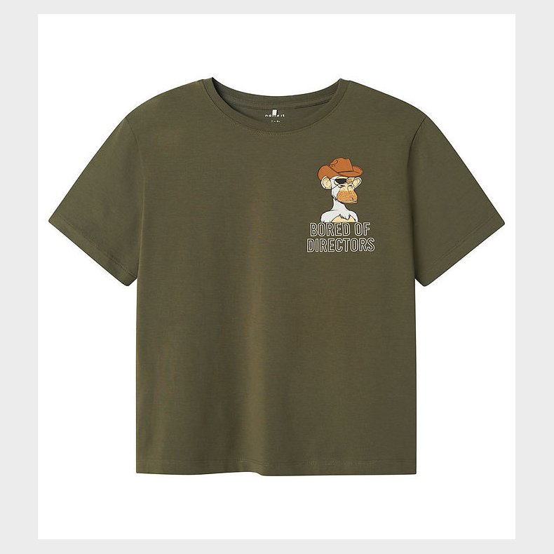 Name It T-Shirt - NkmDyn - Bored Of Directors - Dusty Olive m. A