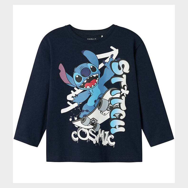 Name It Bluse - NmmJabus - Stitch - Navy Blazer