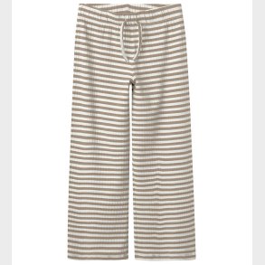 Name It Bukser - Rib - Noos - NkfSuraja - Mocha Meringue m. Hvid