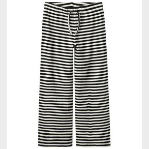 Name It Bukser - Rib - Noos - NkfSuraja - Sort m. Hvide Striber
