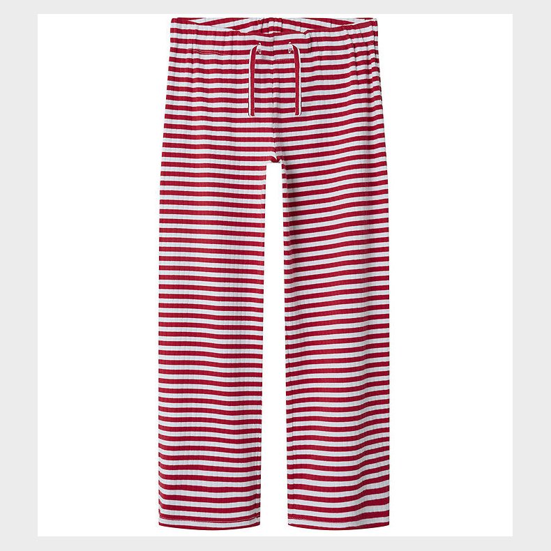 Name It Bukser - Noos - Rib - NkfSuraja - Lollipop m. Hvide Stri