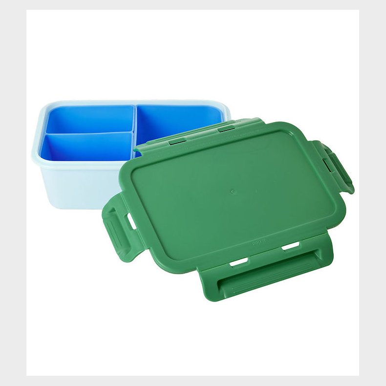 Rice Madkasse - 3 Rum - 1100 ml - Lysbl/Grn