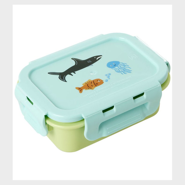 Rice Madkasse - Lunchbox - 250 ml - Mint/Wildlife