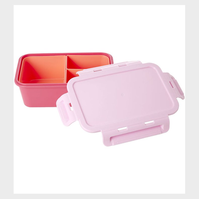 Rice Madkasse - 3 Rum - 1100 ml - Pink/Flower Power