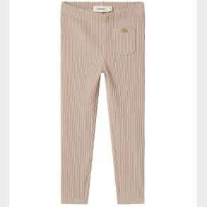 Lil' Atelier Leggings - Rib - NmfRaja - Shadow Gray