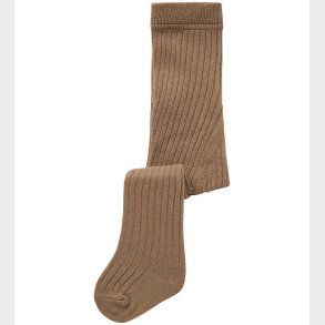 Lil' Atelier Strmpebukser - Noos - Rib - NbnIlso - Sepia Tint