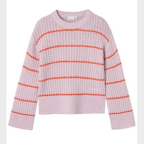 Name It Bluse - Strik - NkfTitina - Winsome Orchid