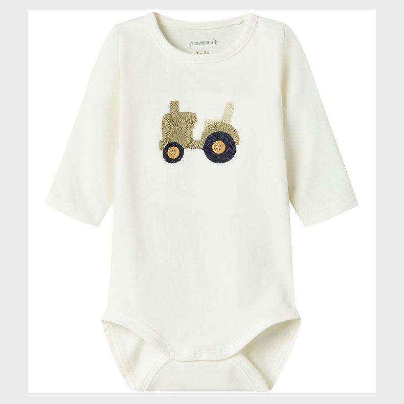 Name It Body L/ - NbmBacto - Cloud Dancer m. Traktor