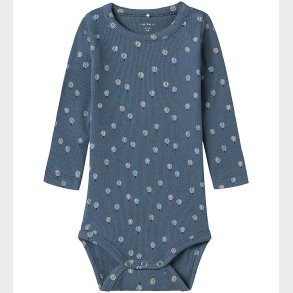 Name It Body L/ - Rib - NbmKaboon - China Blue m. Luftballoner