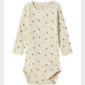 Name It Body L/ - Rib - NbmKaboon - Peyote Melange m. Luftballo
